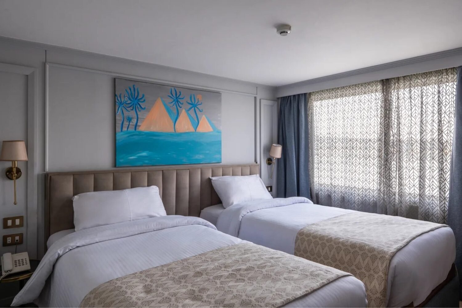 Nile Excellence suite with twin beds