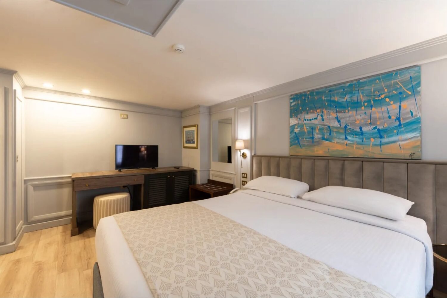 Nile Excellence suite with a large bed