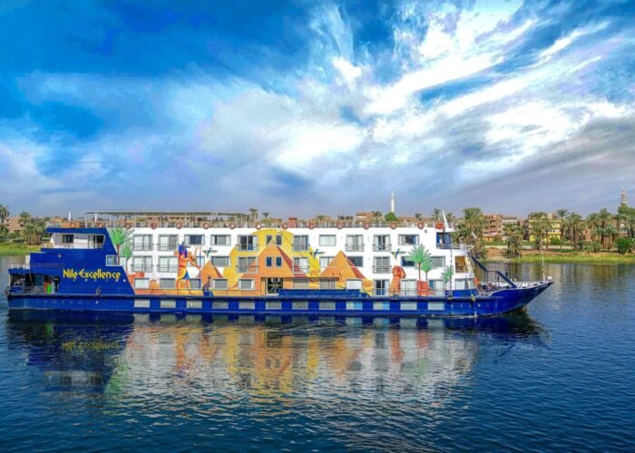 The Nile Excellence sailing on the Nile