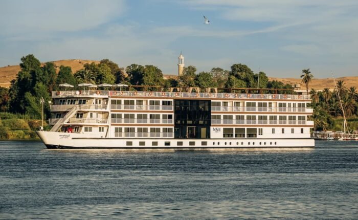 Tulip Nile cruise ship sailing on the Nile