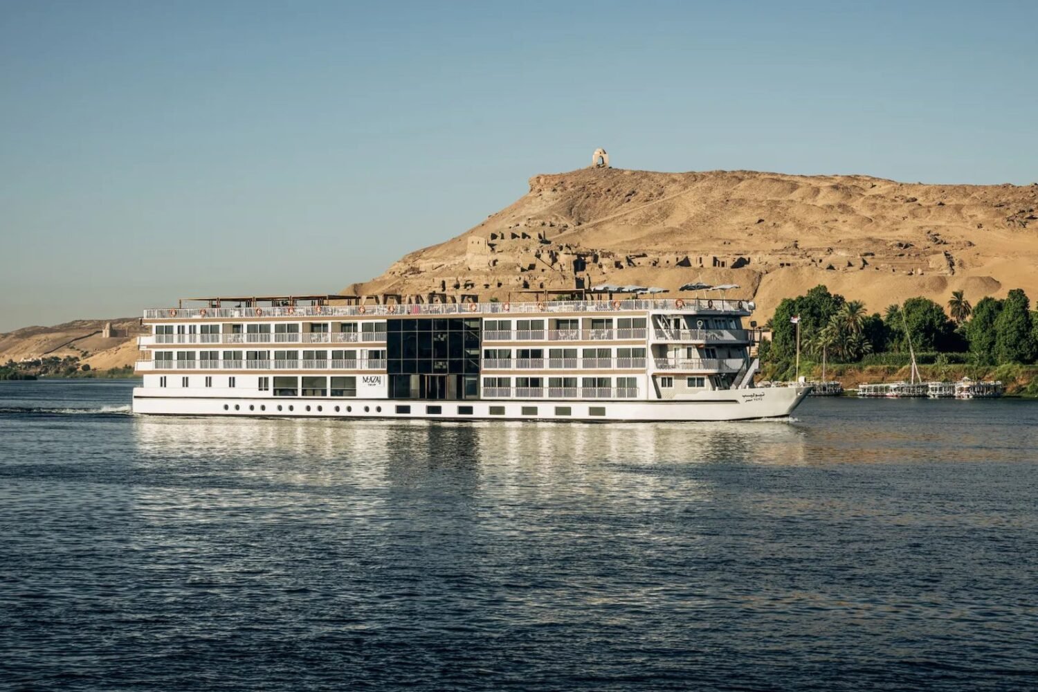 Tulip Nile cruise ship on the river